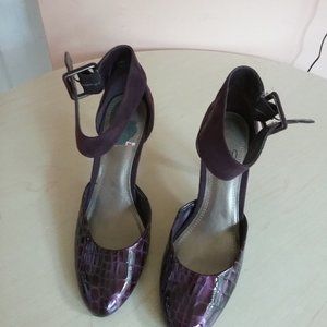 Impo Tallon Heels Womens 7.5M Purple Ankle Closure